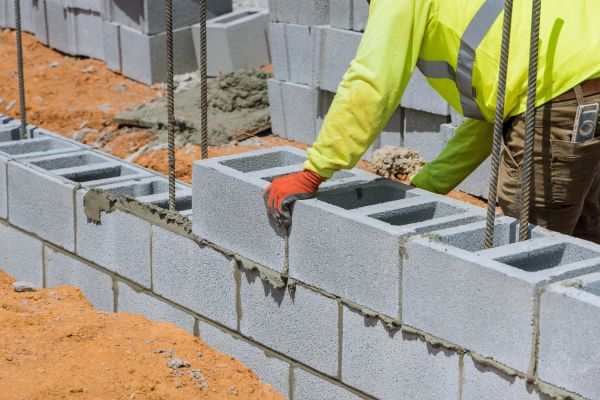 Concrete Blocks Installation in Battle Ground