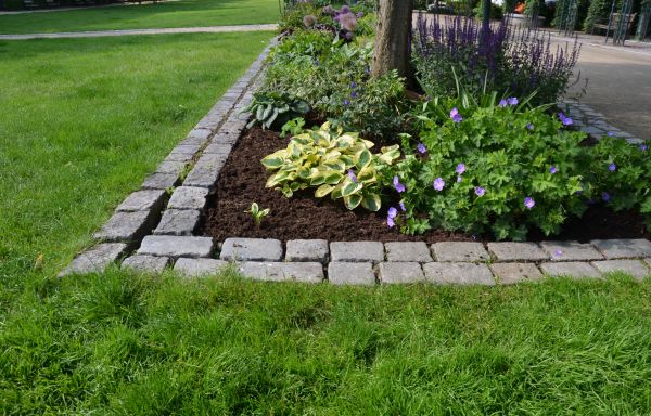 Stone Edging Installation in Battle Ground